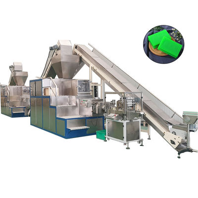 Ατσάλι ατσάλι 1000kg/h χειροποίητη μηχανή παραγωγής σαπουνιού για ξενοδοχεία