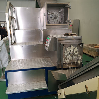 5.5 7.5 KW Duplex Single-Worm Refiner Machine για την παραγωγή σαπουνιού υγείας